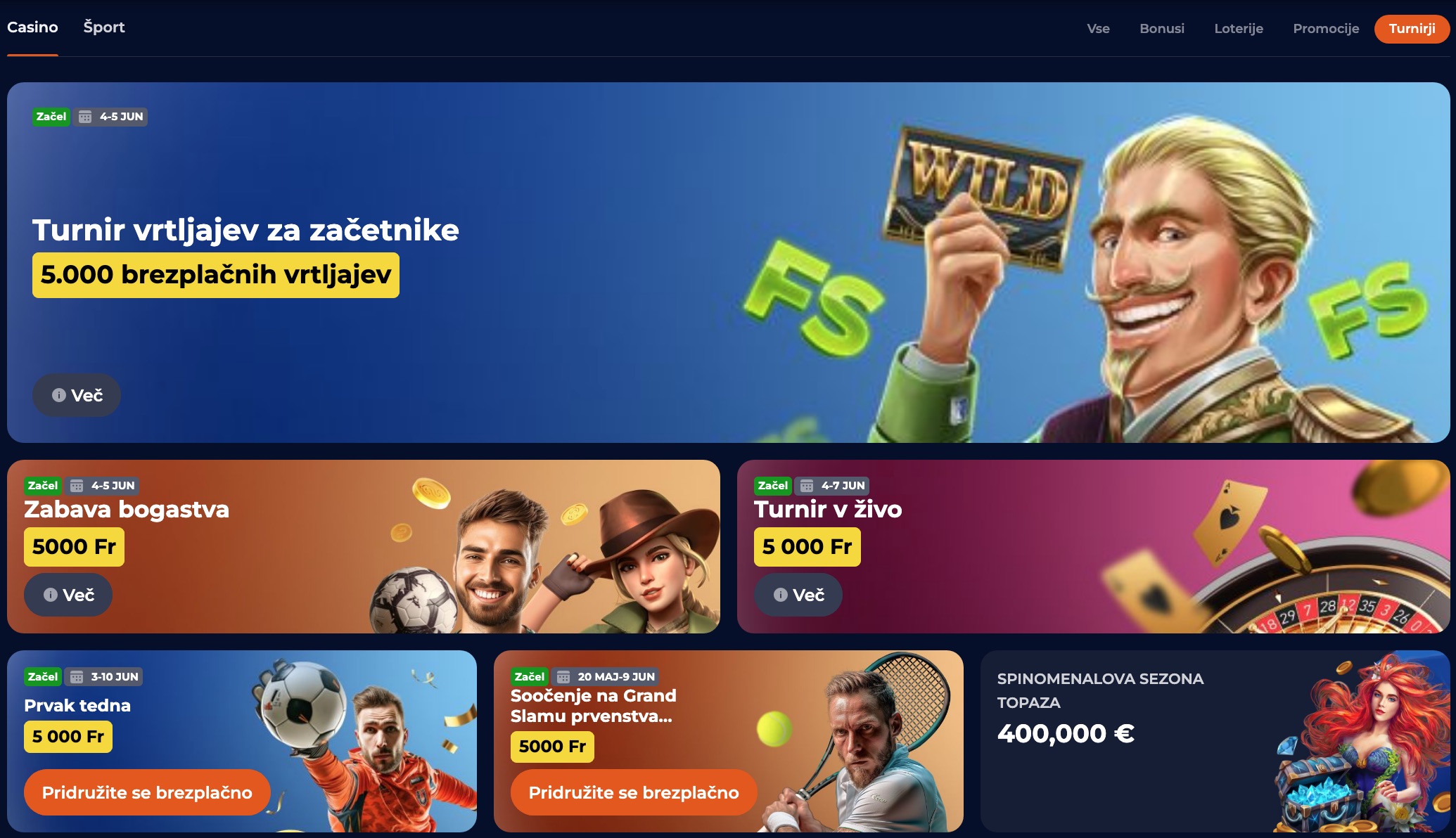 Nine Casino Kako se pridružiti turnirju