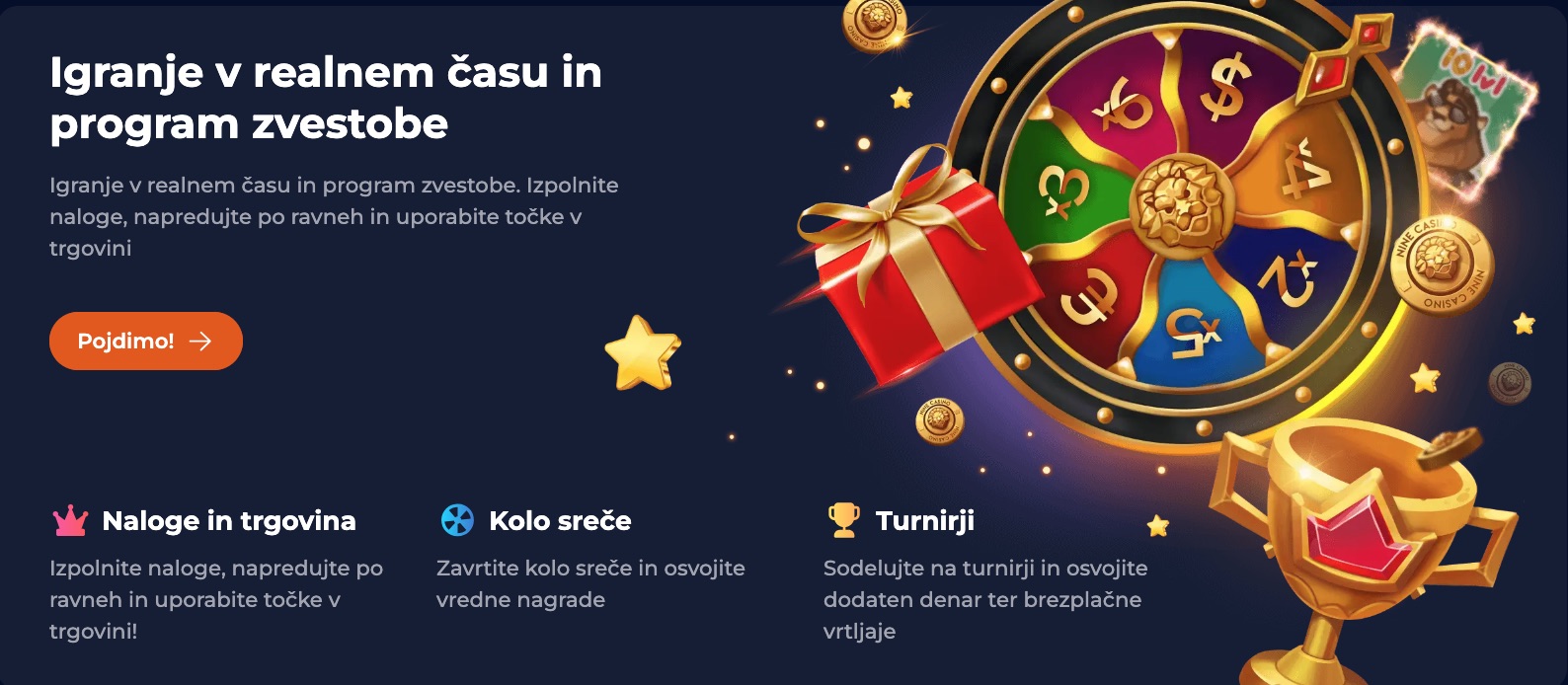 Pridružite se NineCasino danes